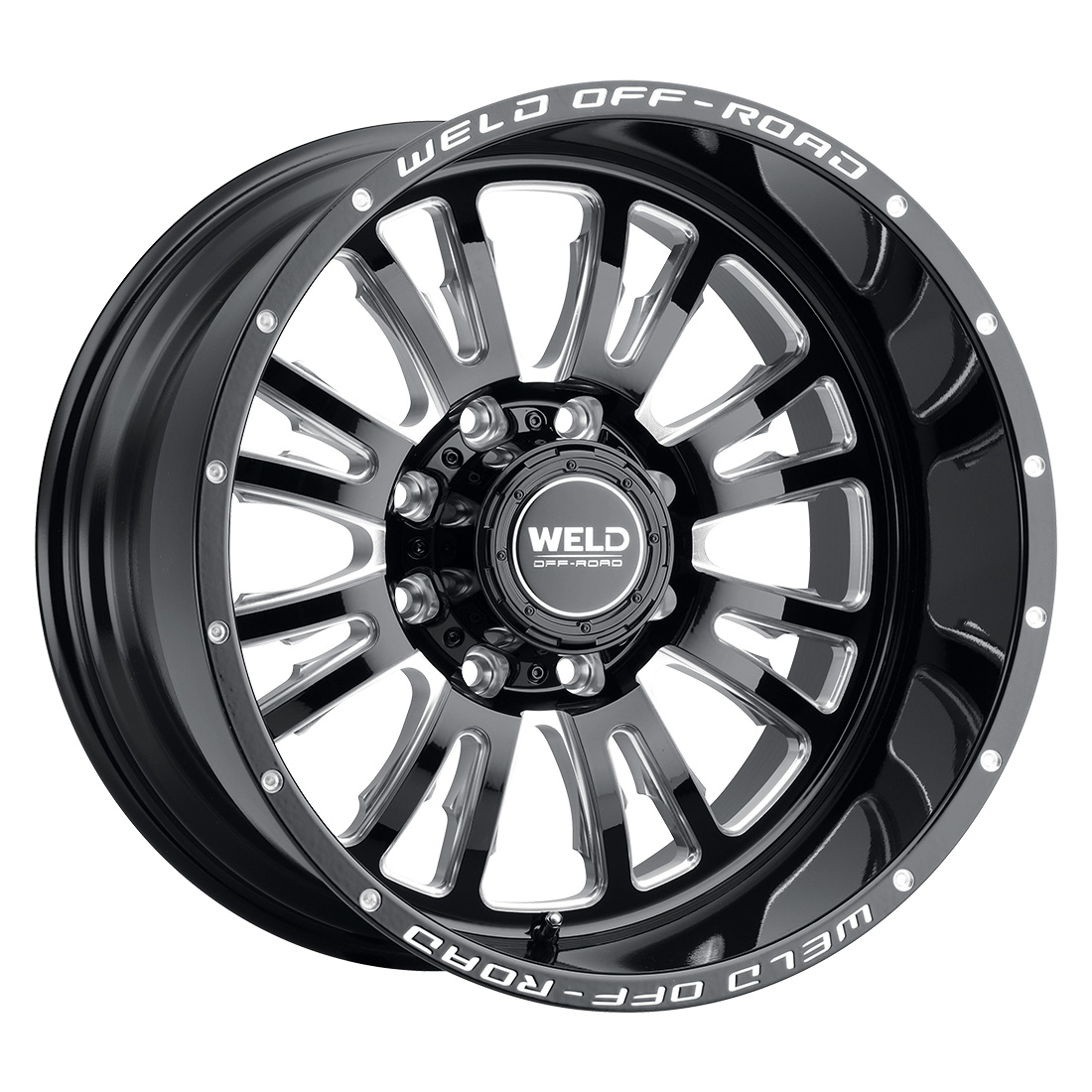Set-4) WELD Off-Road SlIngblade 20x9 8x165.1/8x6.5 Black 20mm
